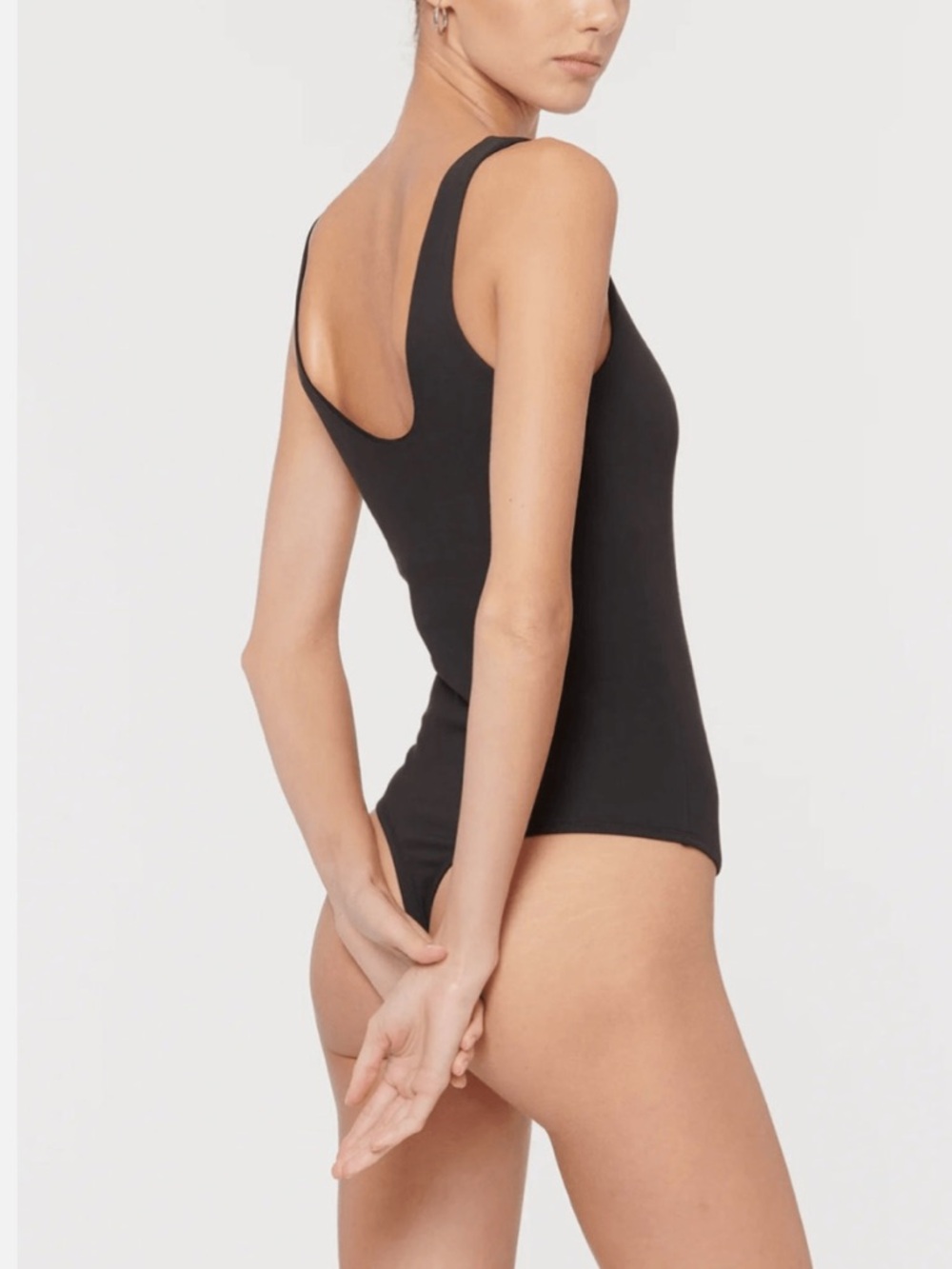 NWT! Cami NYC Camilla Tayma Bodysuit with Heart Ring Festival Black Size Small - Picture 4 of 12